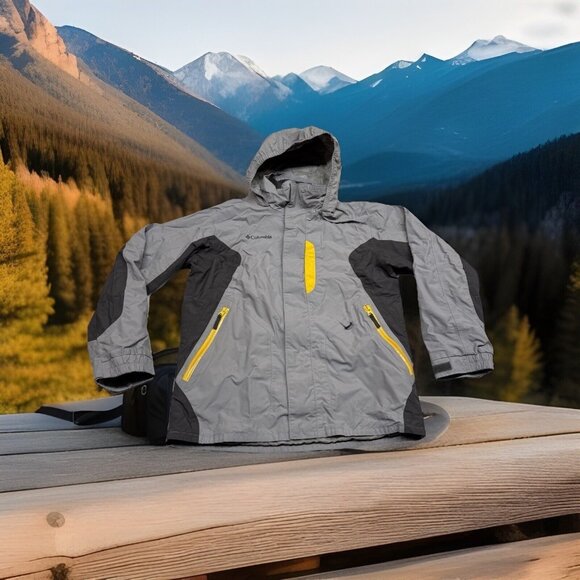 Columbia Other - ✅Columbia Interchange Windbreaker Jacket Youth 14/16 Lightweight Raincoat Hiking